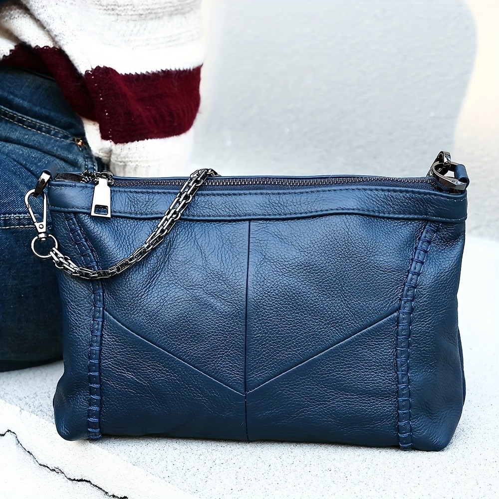 NIUCUNZH Genuine Leather Crossbody Bag for Men & Women Stylish, Durable, and Perfect for Daily Use and Commuting