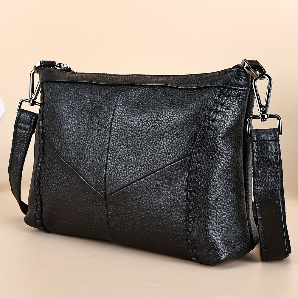 NIUCUNZH Genuine Leather Crossbody Bag for Men & Women Stylish, Durable, and Perfect for Daily Use and Commuting