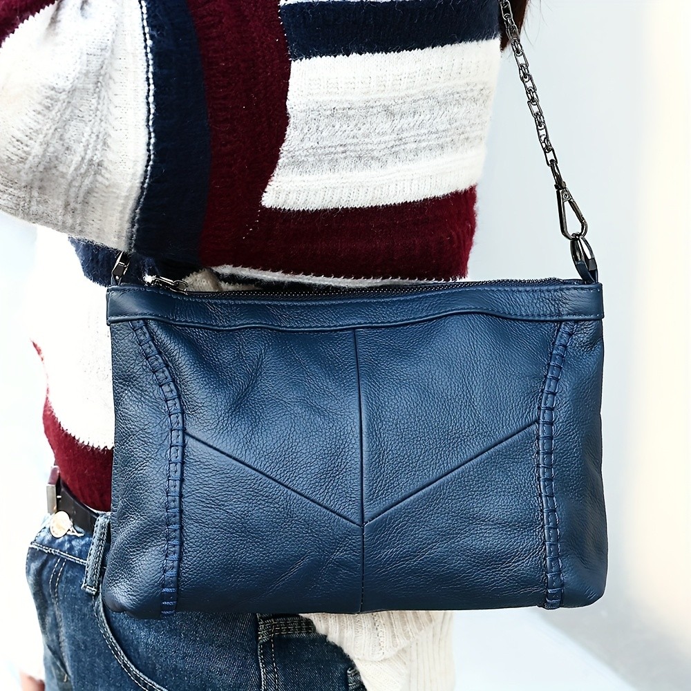 NIUCUNZH Genuine Leather Crossbody Bag for Men & Women Stylish, Durable, and Perfect for Daily Use and Commuting