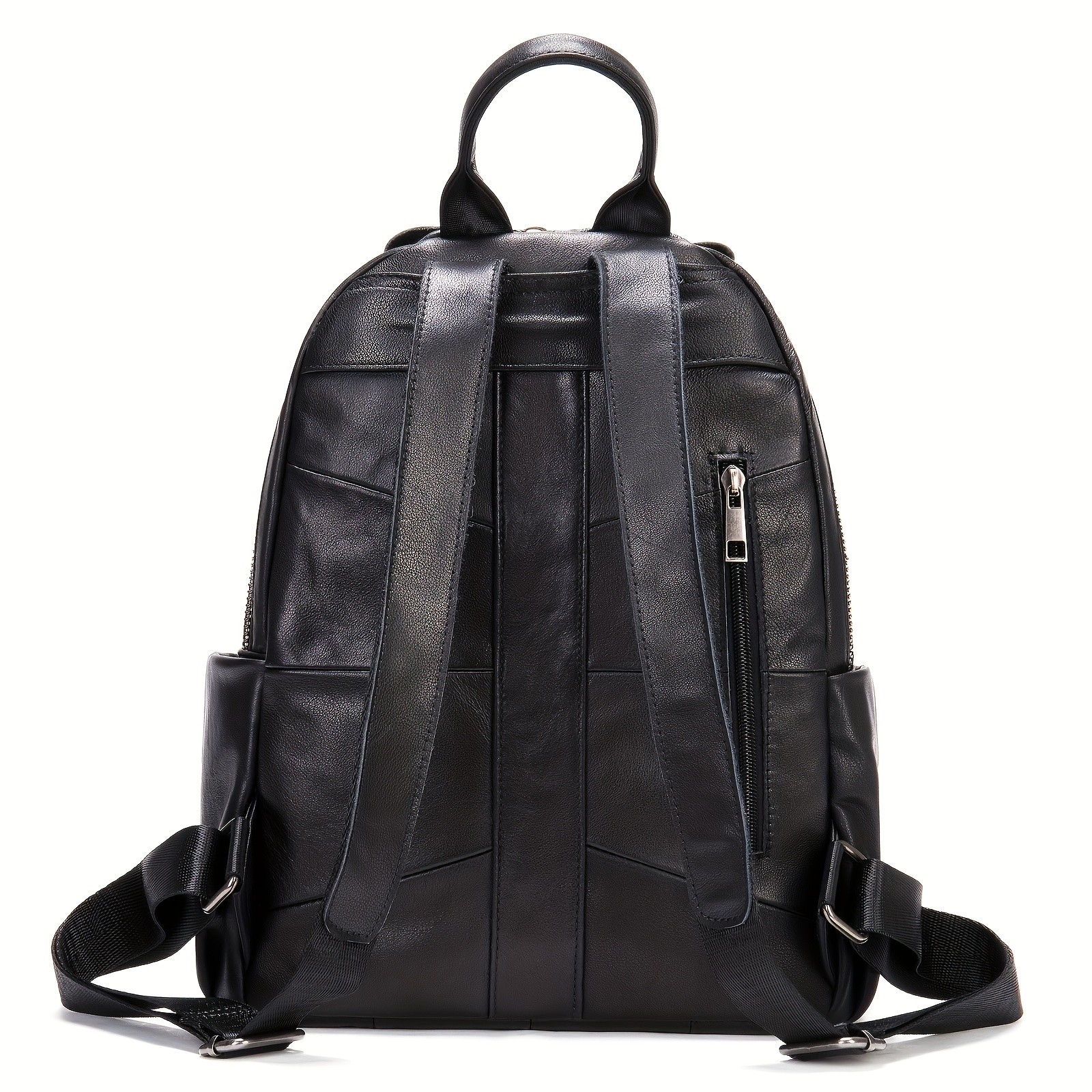 NIUCUNZH Genuine Leather Unisex Backpack Durable, Spacious, and Perfect for Travel, Commute, and Daily Use