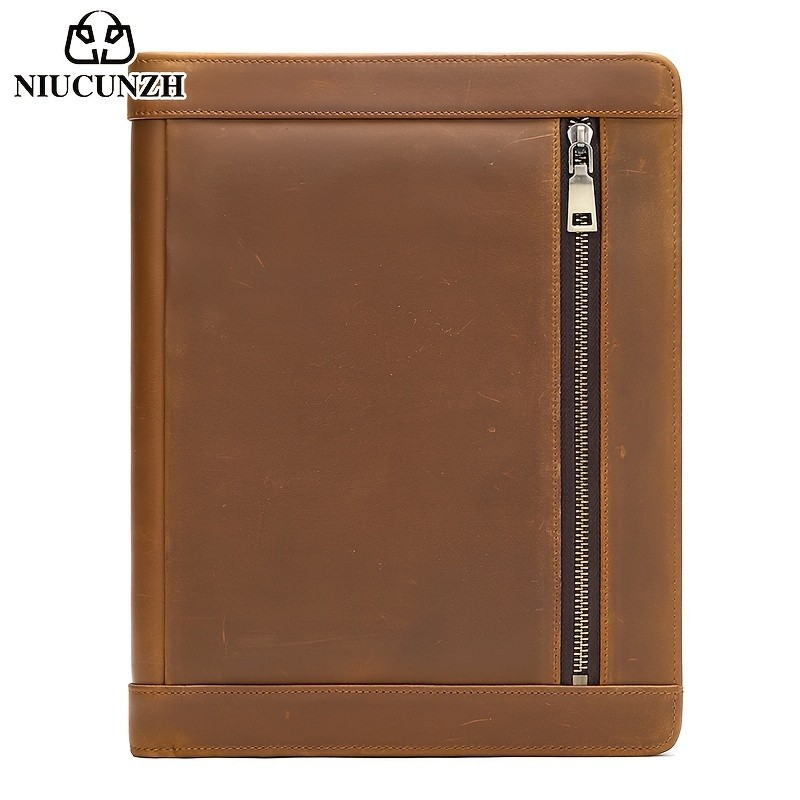 NIUCUNZH Men's Cowhide Clutch Bag  Elegant, Durable, and Perfect for Business and Storage