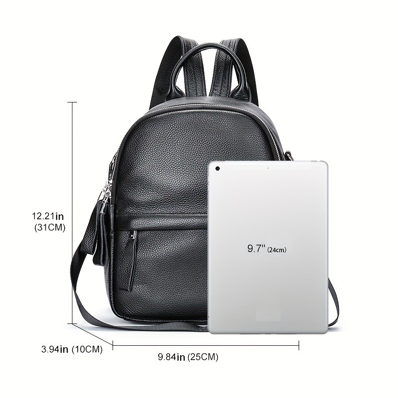 NIUCUNZH Womens Genuine Leather Backpack  Stylish, Spacious, and Perfect for Travel, School, and Commuting