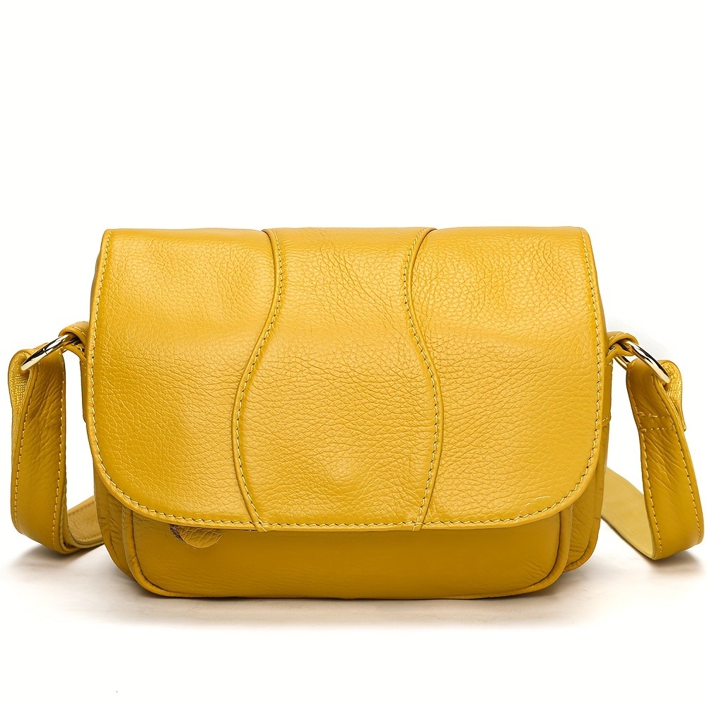 NIUCUNZH Unisex Genuine Leather Crossbody Bag Versatile, Durable, and Stylish for Daily Use and Travel