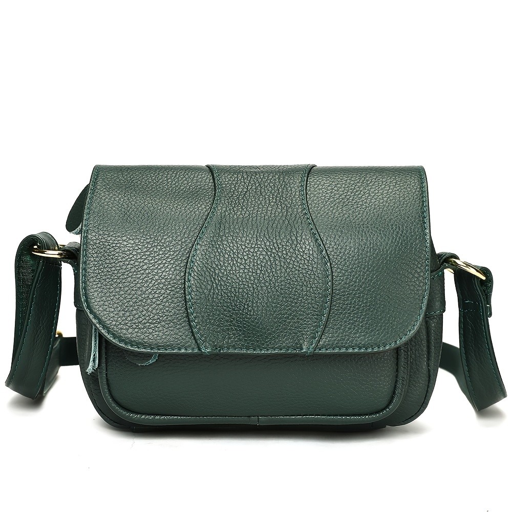 NIUCUNZH Unisex Genuine Leather Crossbody Bag Versatile, Durable, and Stylish for Daily Use and Travel