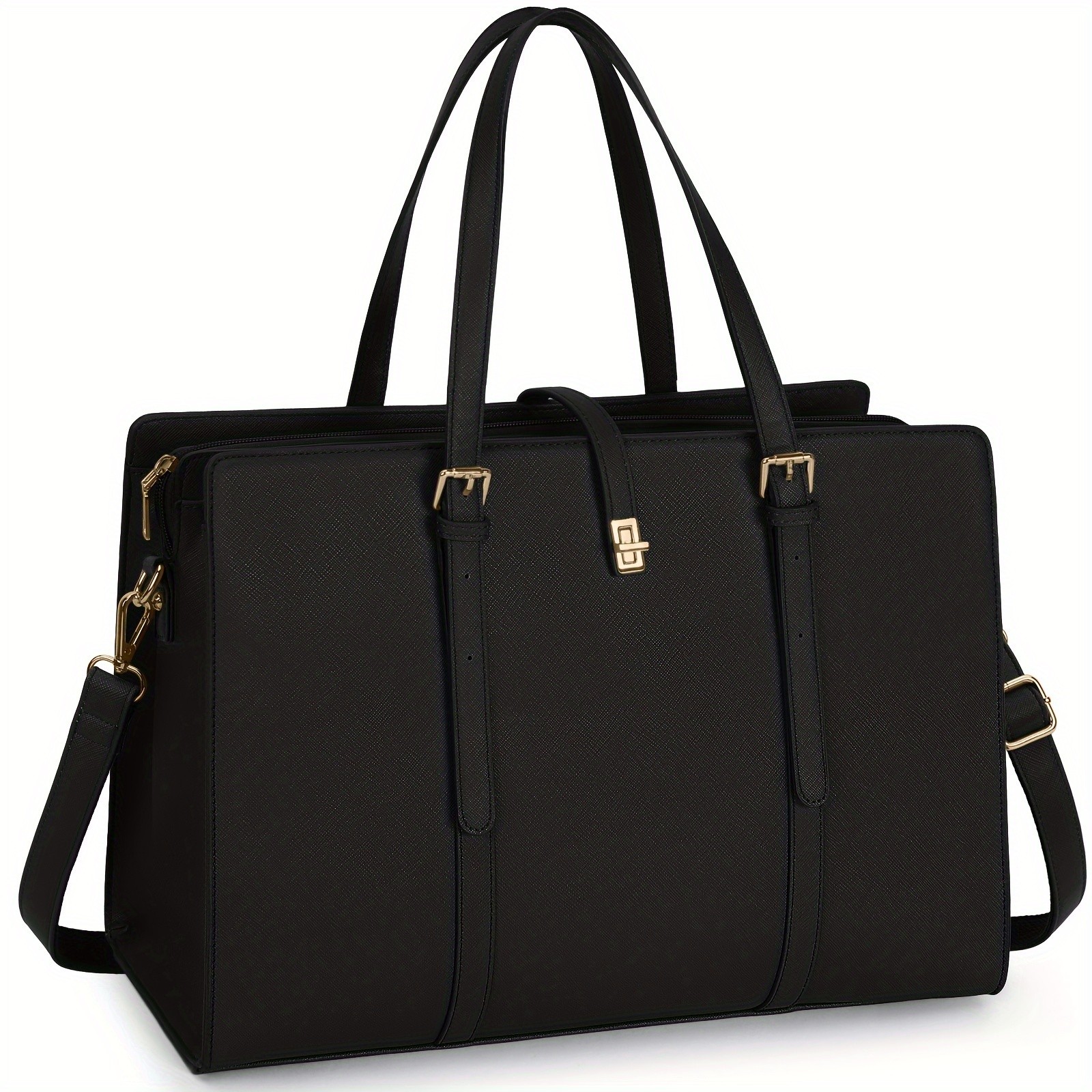 IGOLUMON Womens 39.62 cm Laptop Tote Bag  Stylish, Spacious, and Perfect for Work, Business, and Travel