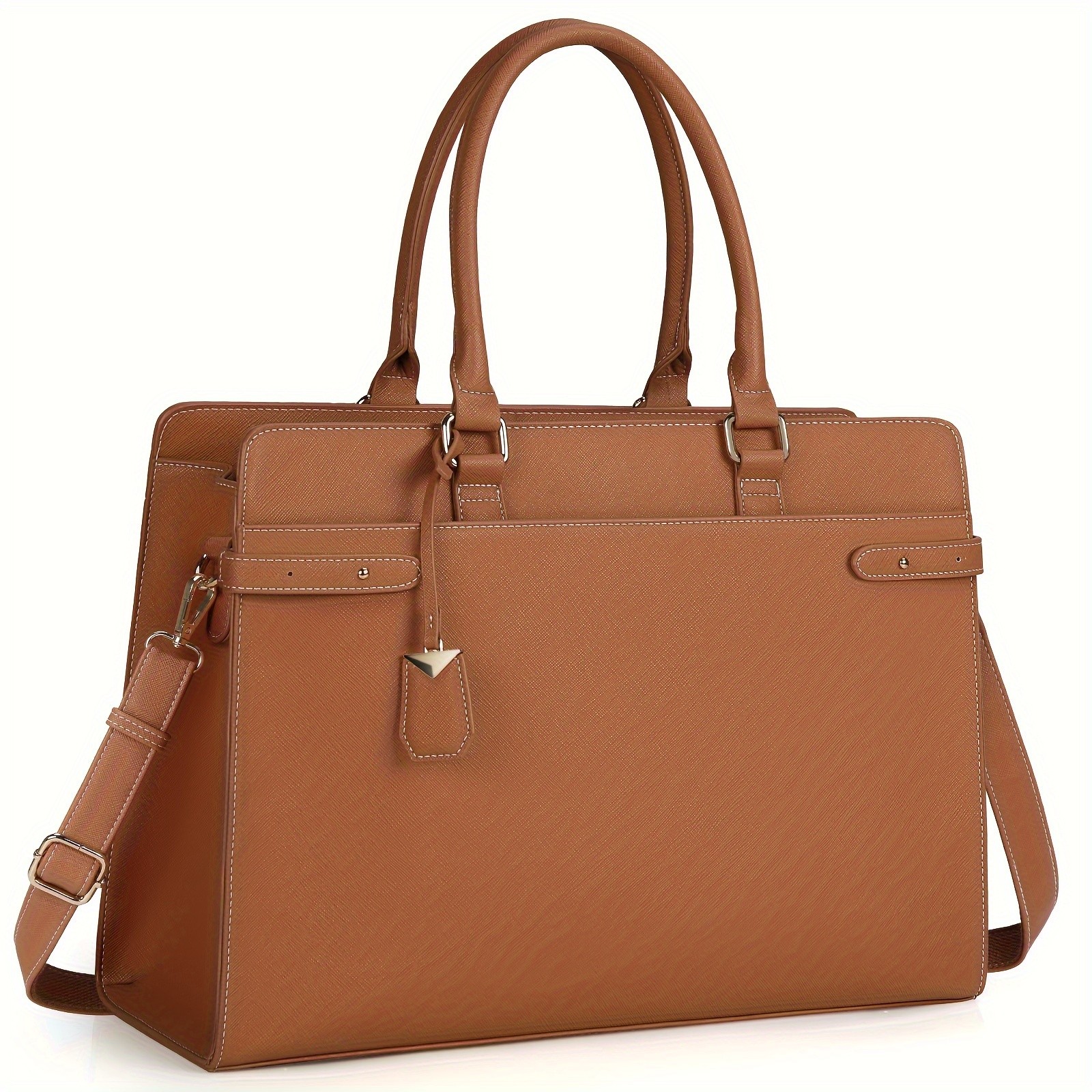 IGOLUMON Brown Laptop Bag for 39.62 cm  Stylish, Professional, and Perfect for Work and Travel