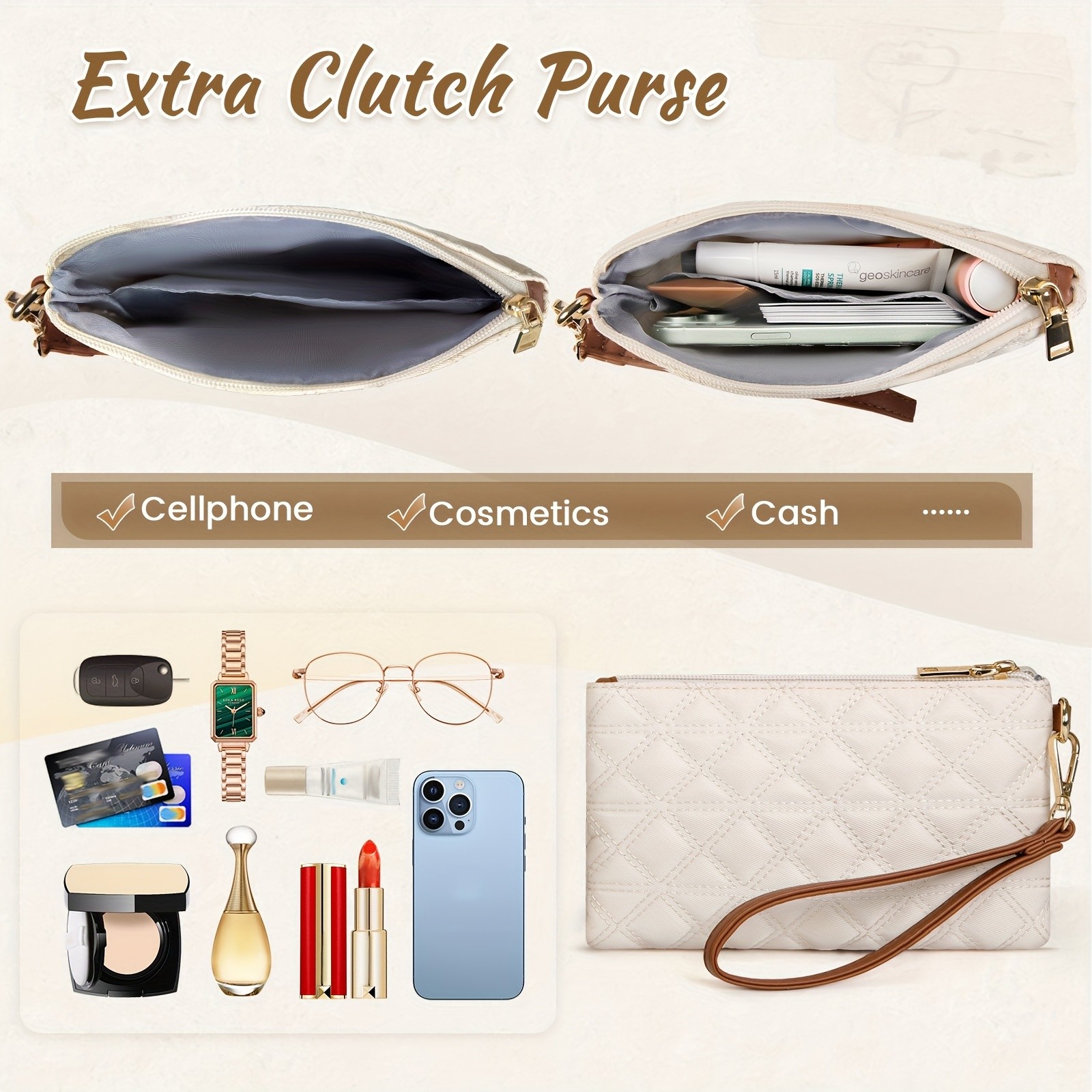 IGOLUMON Womens 39.62 cm Vegan PU Leather Laptop Tote Bag Stylish, TSA-Compliant, and Perfect for Work, College, and Travel