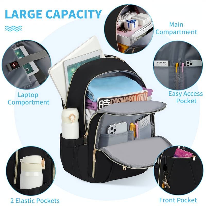 IGOLUMON 39.62 cm TSA-Friendly Laptop Backpack for Men & Women Versatile, Lightweight, and Travel-Ready