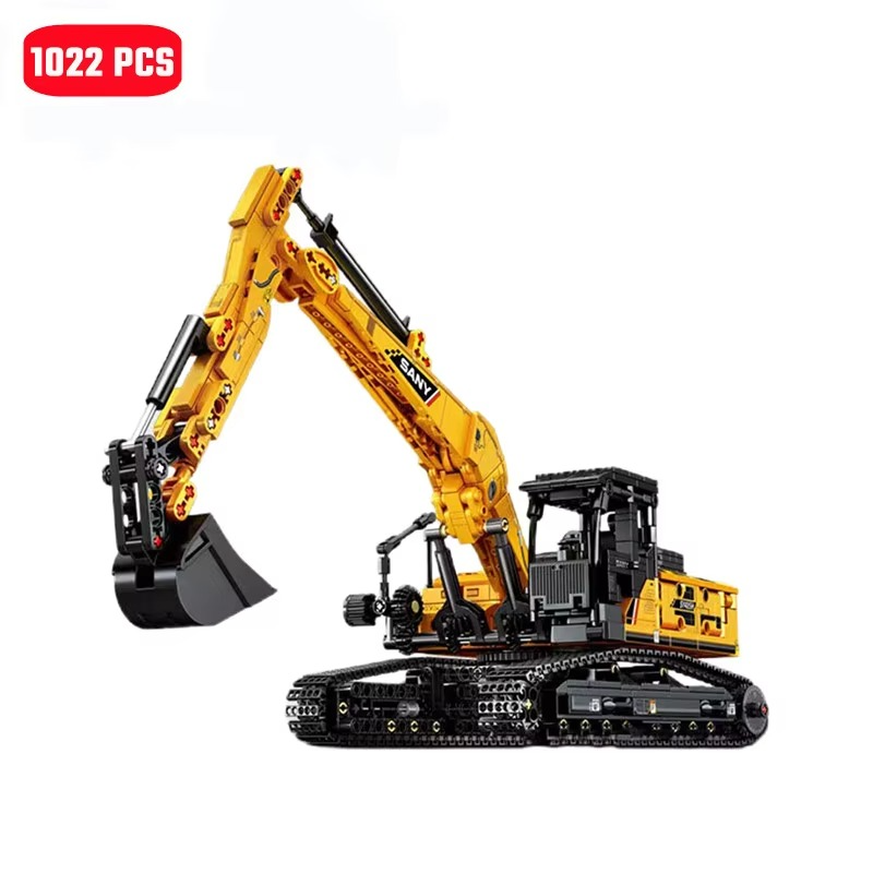 SEMBO BLOCK 1022pcs Excavator Models Building Blocks