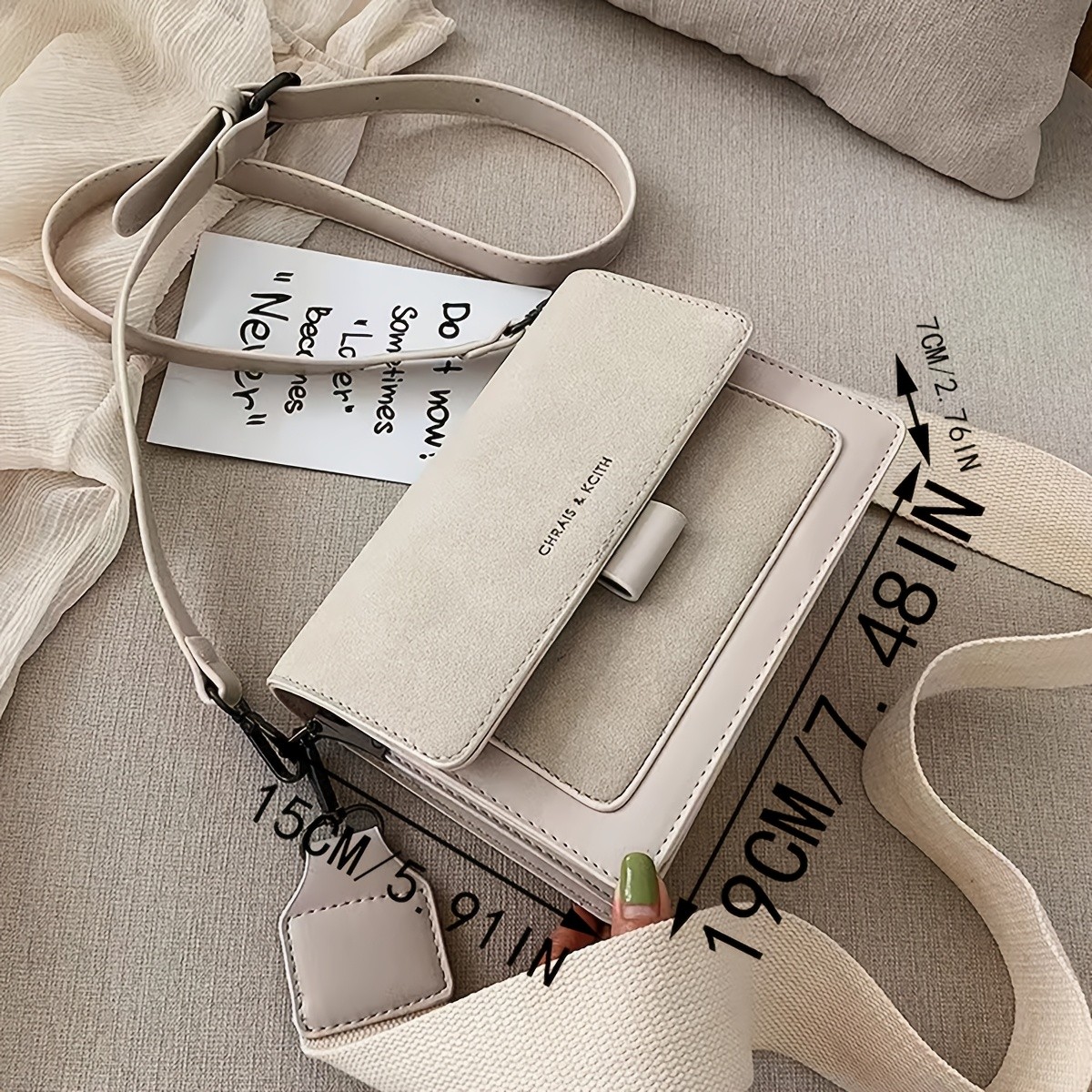 LABOONOO Women's Crossbody Bag with Closure