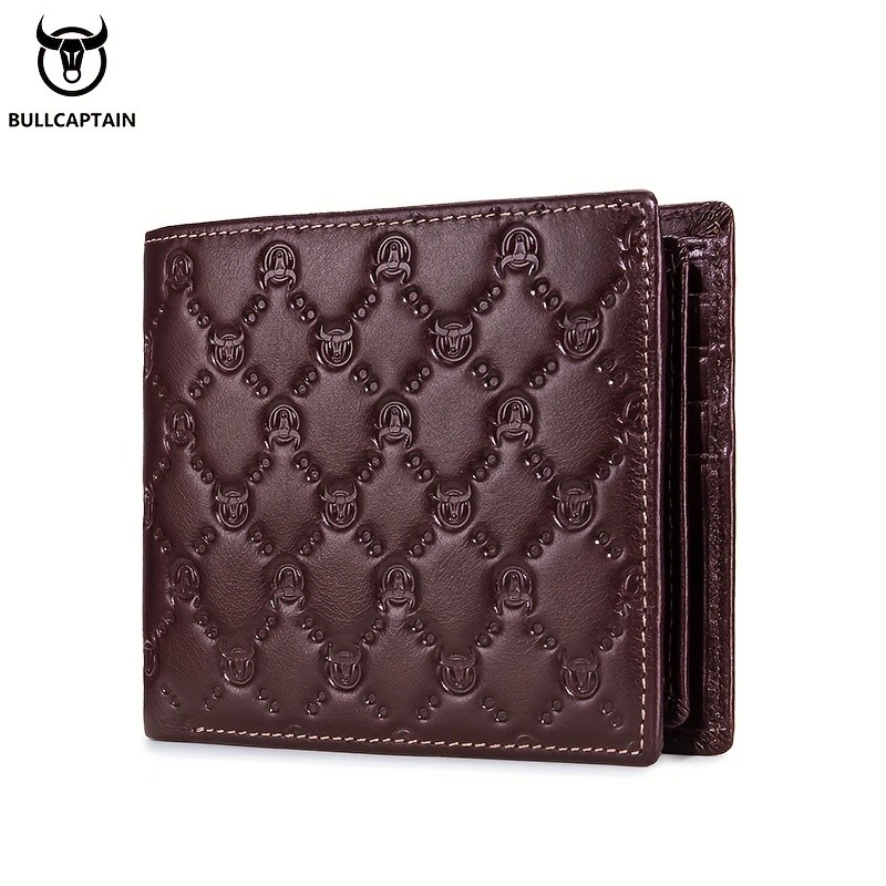 BULLCAPTAIN Mens Leather Wallet