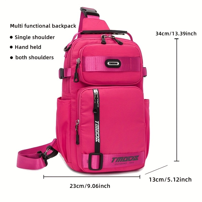 TMOOS Unisex Fashion Anti-Theft Crossbody Bag