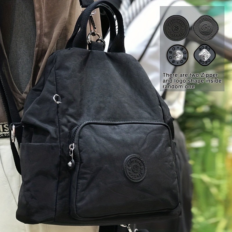 BO Light Green Casual Backpack for Women