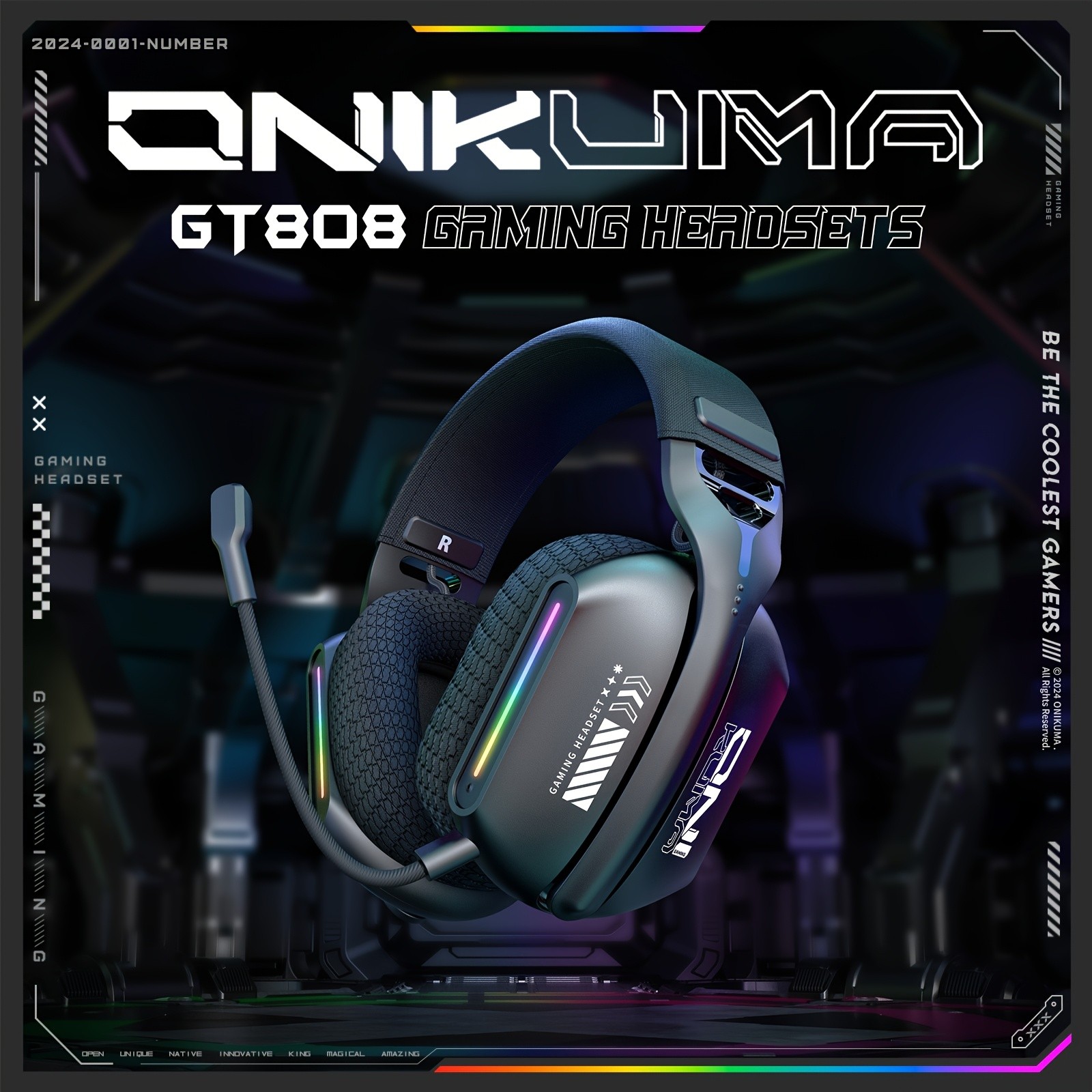 ONIKUMA Wireless Gaming Earbuds Low Latency, Dual Connection, and Deep Bass for Ultimate Gaming Experience
