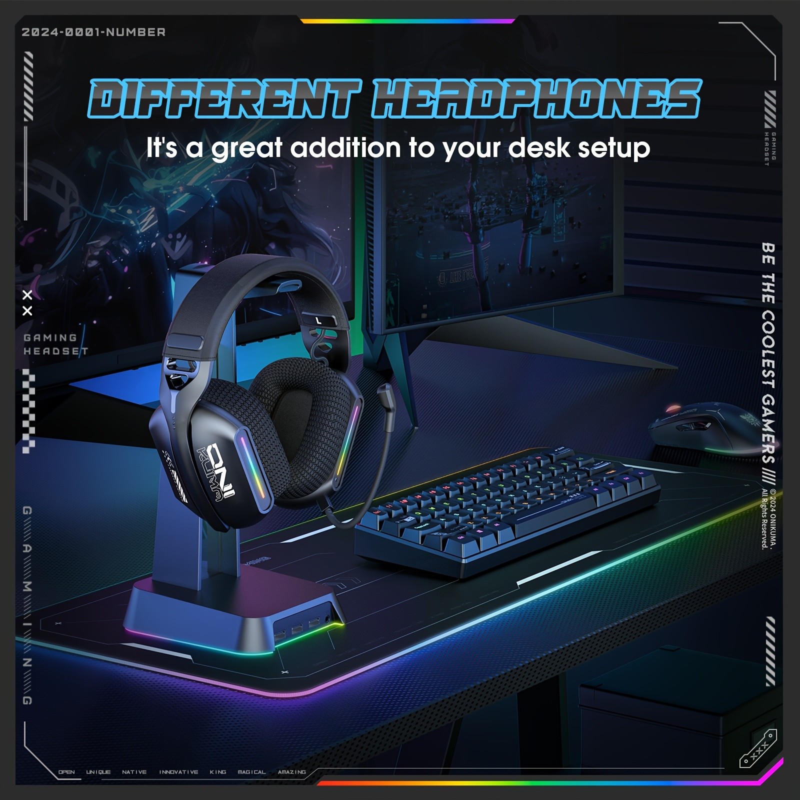 ONIKUMA Wireless Gaming Earbuds Low Latency, Dual Connection, and Deep Bass for Ultimate Gaming Experience