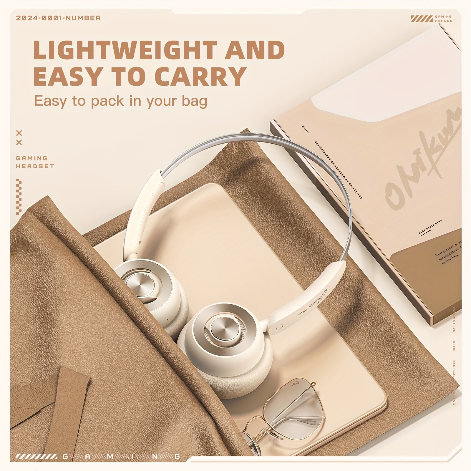 ONIKUMA Active Noise Cancelling Wireless Earmuffs  300 Hours Standby, Comfortable Memory Foam, Ideal for Travel & Workouts