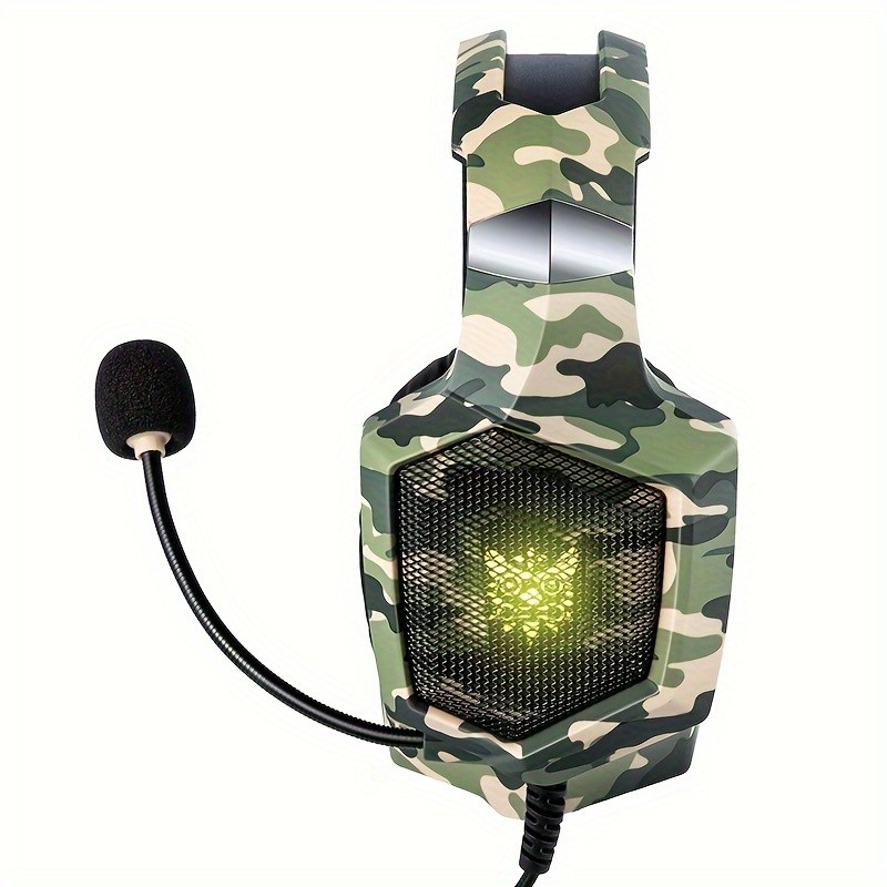 ONIKUMA Wired Gaming Headset High-Definition Microphone, RGB Lighting, Immersive Sound for PS4, PS5, and PC