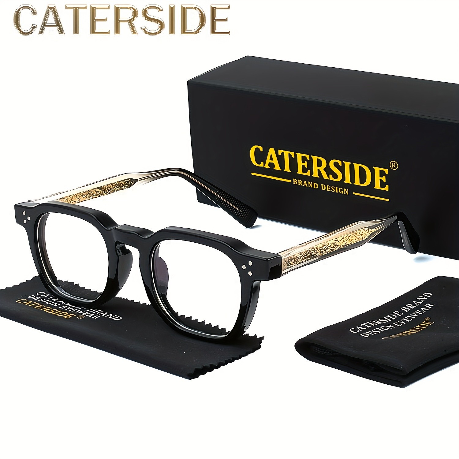 Caterside Trendy Fashion Square Glasses