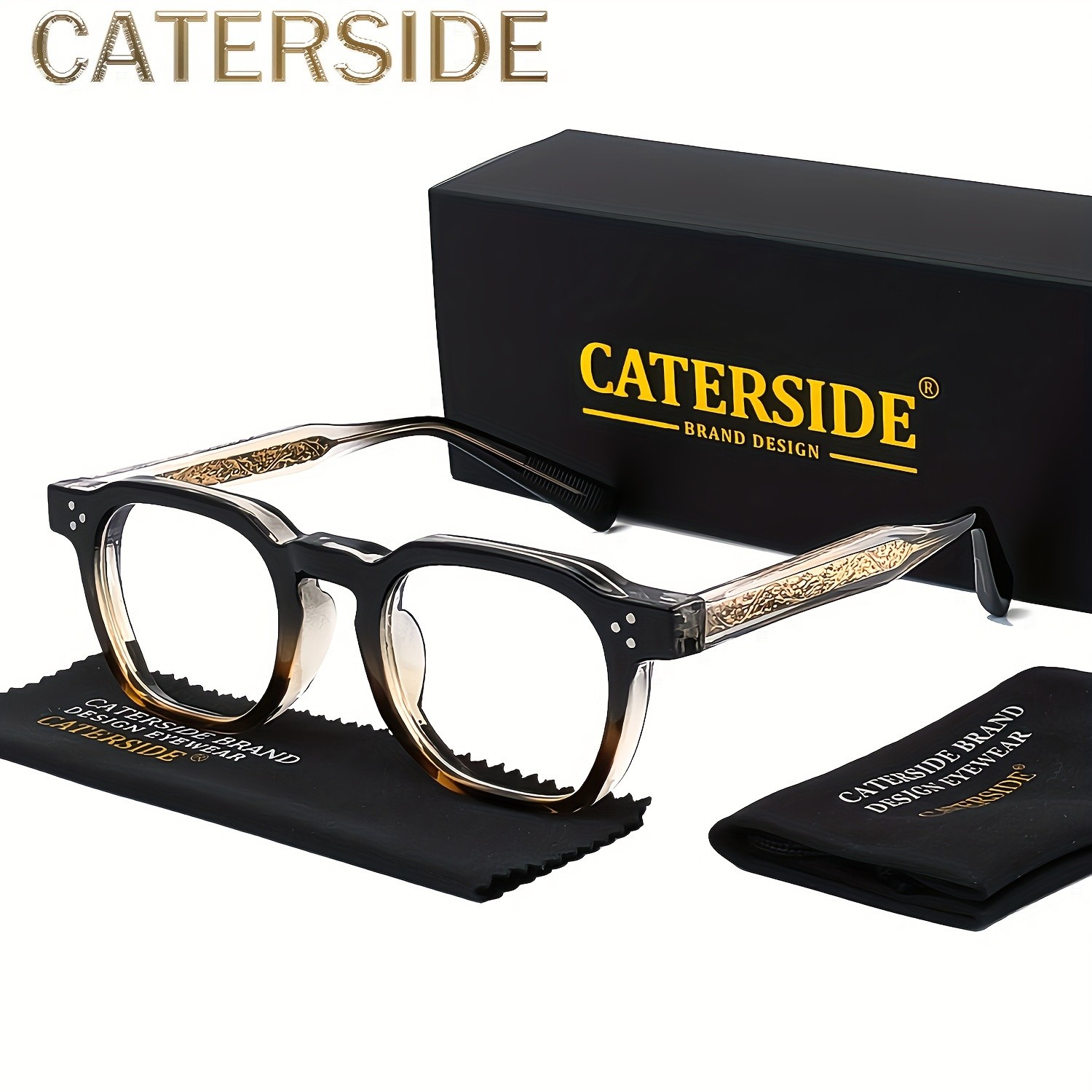 Caterside Trendy Fashion Square Glasses