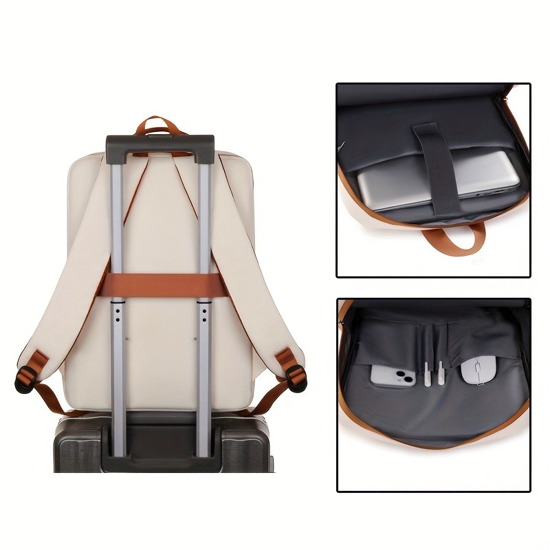OGEHUAFEE Fashionable Laptop Backpack  Lightweight, Stylish, and Perfect for Business and Travel