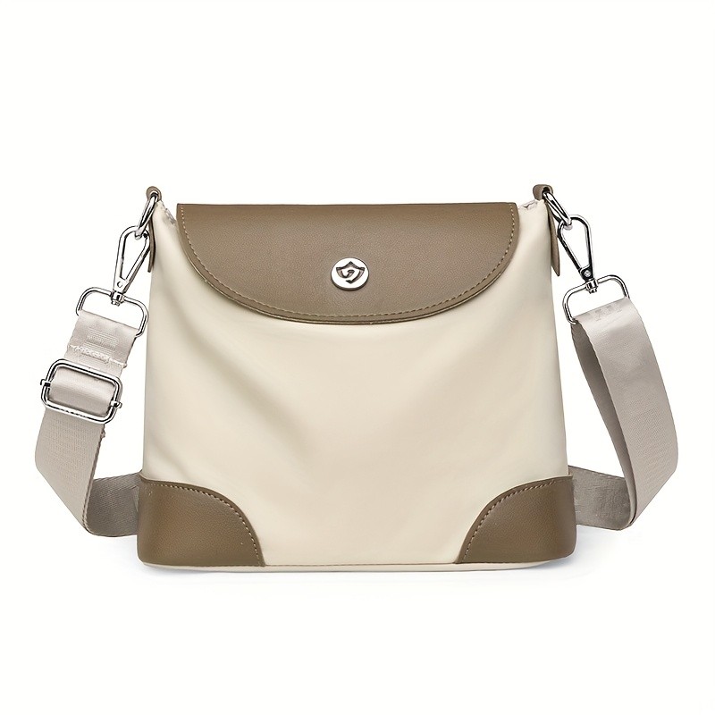 OGEHUAFEE Womens Lightweight Nylon Messenger Bag  Casual Shoulder Bag with Adjustable Strap, Multiple Compartments for Travel & Shopping