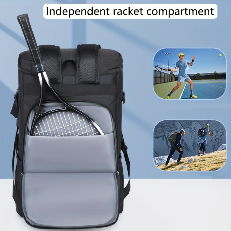 OGEHUAFEE Large Capacity Fashionable Mens Backpack  Multifunctional Outdoor Travel Backpack, Multi-Pocket Storage, Dry Wet Separation