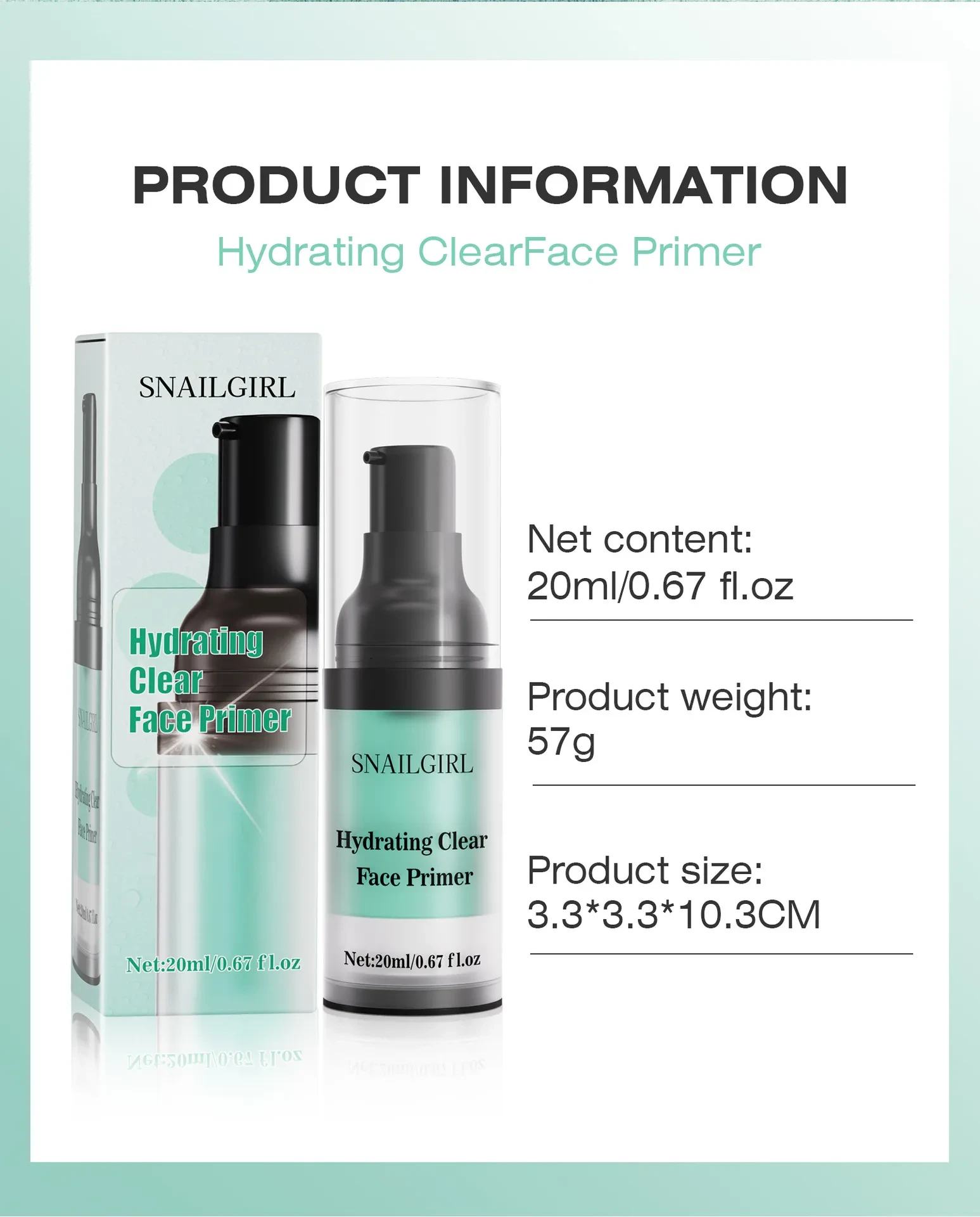 SNAILGIRL Hydrating ClearFace Primer