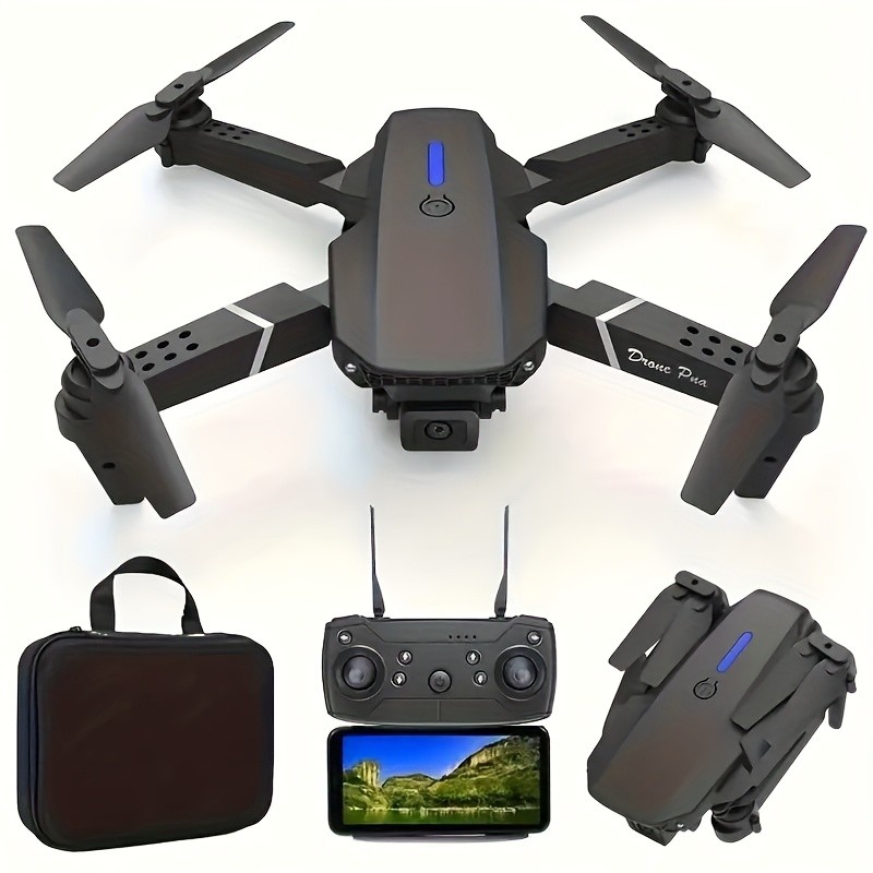 New 2025 Professional RC Drone with Dual Camera & Folding Design, App-Controlled with Height Hold, -Compatible Suitable for Aerial, Indoor/Outdoor FPV Drone