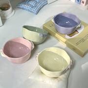 ITECHJOY 4pcs Macaron Colored Cute Bowls  Add a Touch of Charm to Your Dining Experience