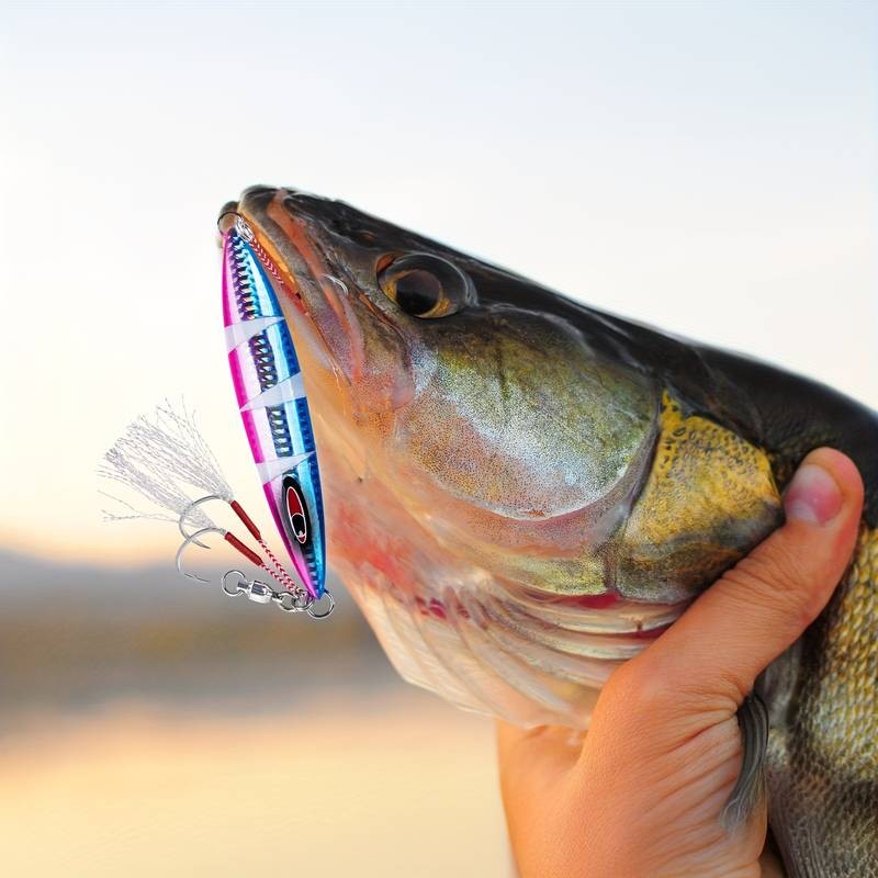 Goture 3pcs Glow-in-the-Dark Slow Casting Jig  Versatile Fishing Lures for Saltwater and Freshwater Fishing