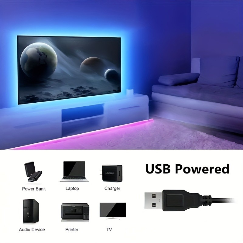 LTG-GEE USB-Powered Smart RGB/RGBW LED Strip Lights