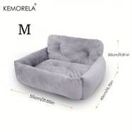 KEMORELA Car Seat for Cats & Small Dogs Comfortable and Secure Travel Solution for Your Pet