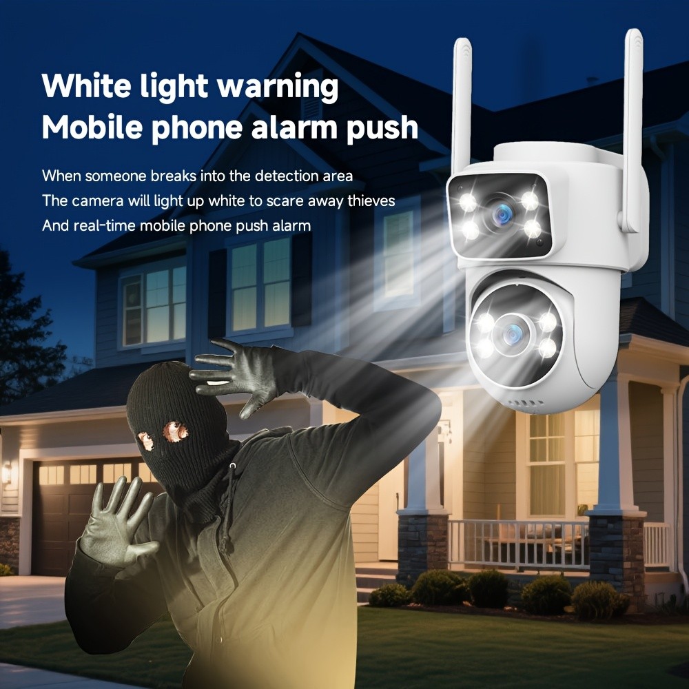 ZHXINSD Dual Lens Dual Screen Camera Outdoor