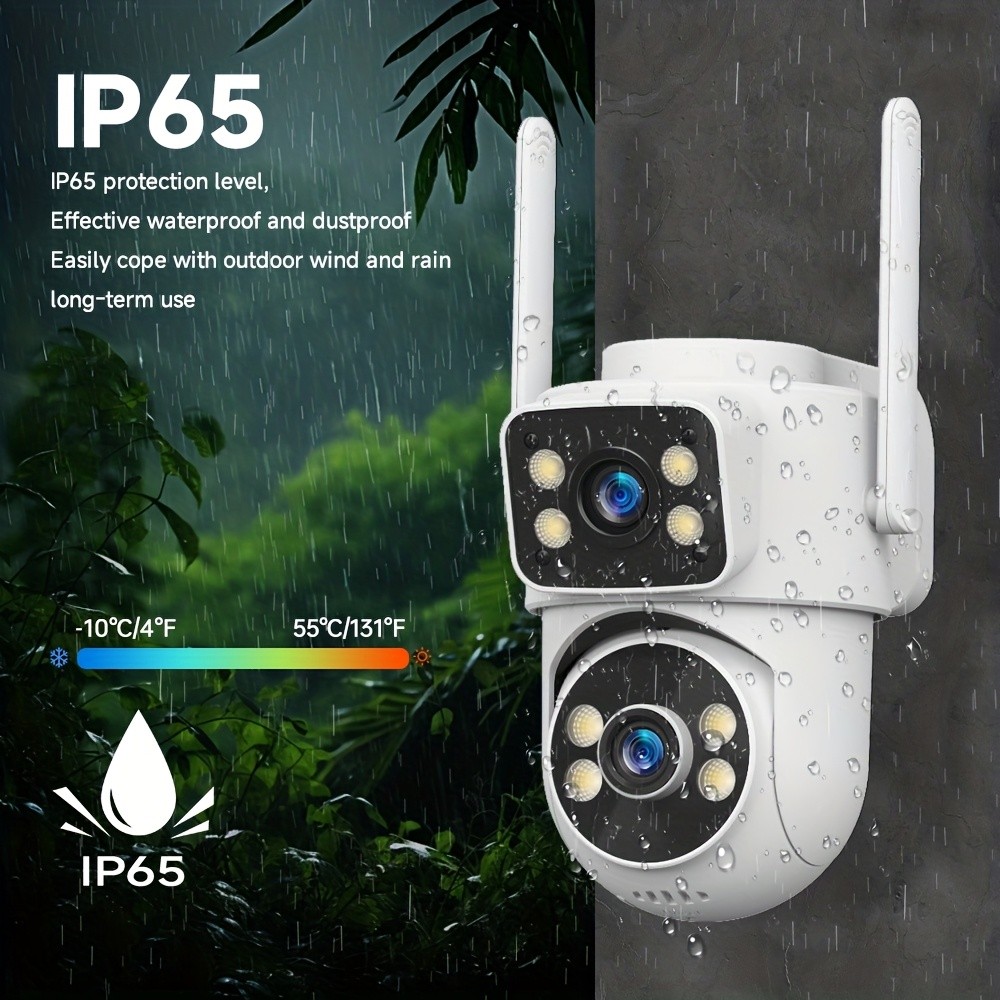 ZHXINSD Dual Lens Dual Screen Camera Outdoor