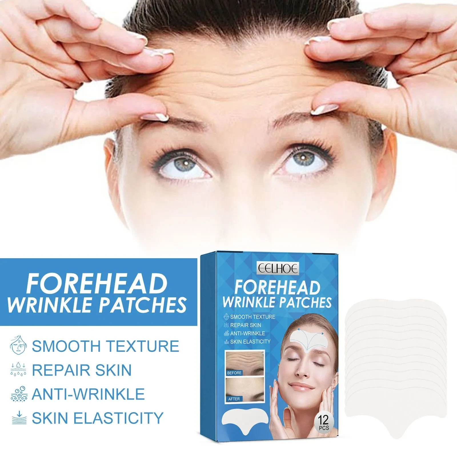 EELHOE Forehead Wrinkle Patches