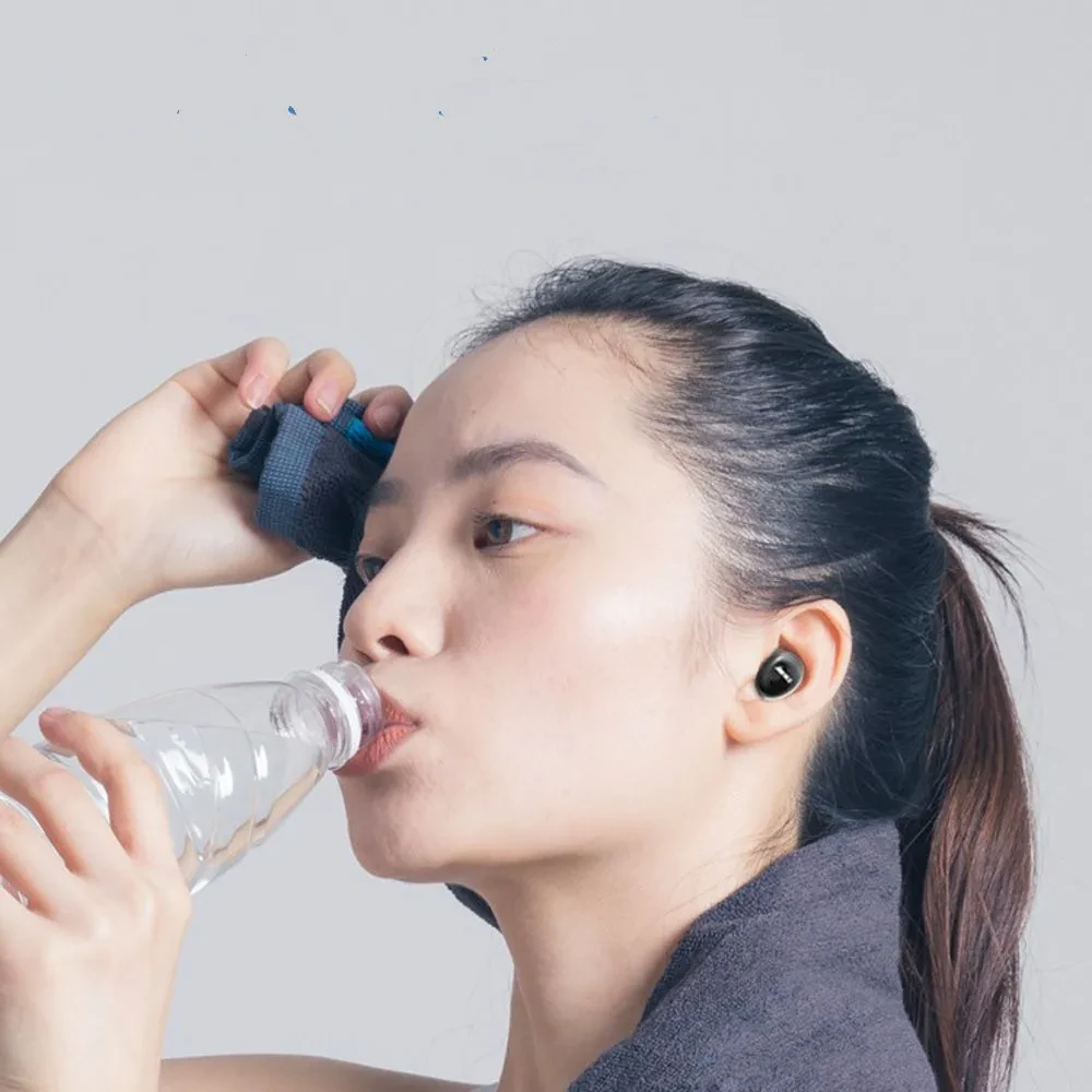 TWS Bluetooth Headphones In-Ear Stereo Sports Solar