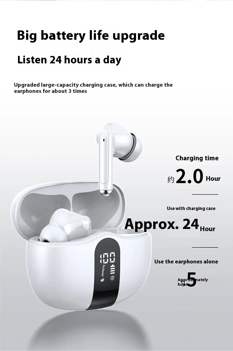 MOQ2000 Noise Canceling Sports Bluetooth Headset In-Ear