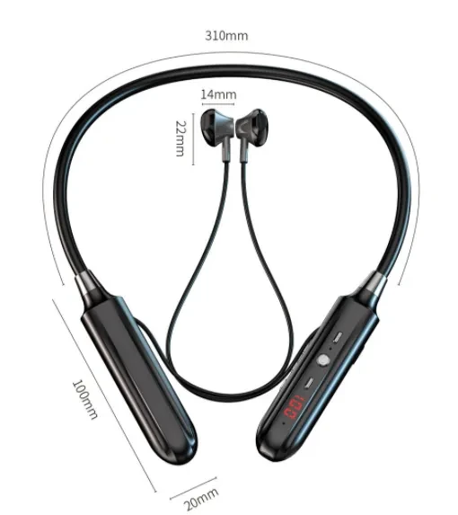 Neckband Bluetooth Headset Wireless Sound Card