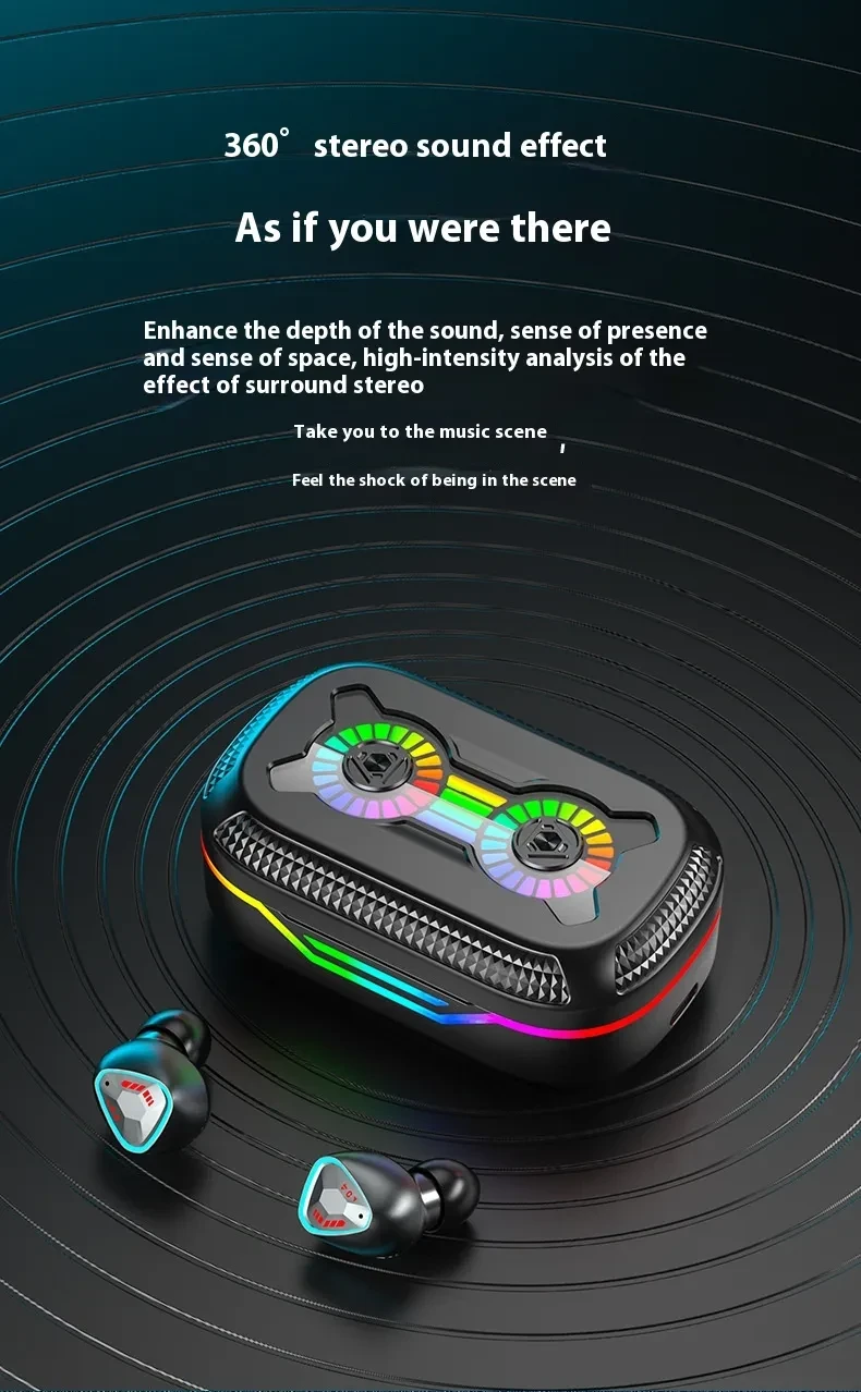 Stereo Sound Effect Ultra-long Life Battery New DX09 Smart Bluetooth Headset