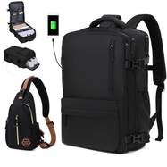 Style Travel Backpack with Laptop Compartment and Shoe Storage Perfect for Business Trips and Outdoor Camping