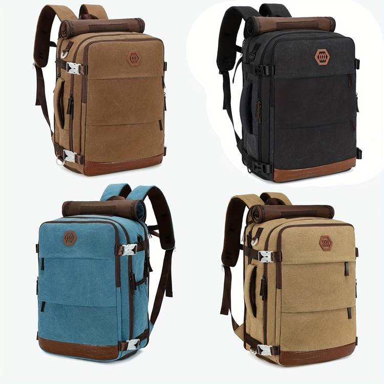 Laptop Backpack  40L Flight Approved Carry-On Backpack with USB Charging Port and Shoe Compartment