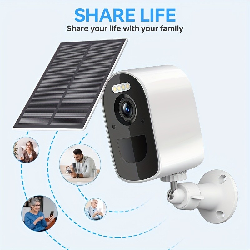 ZHXINSD Solar-powered Security Camera