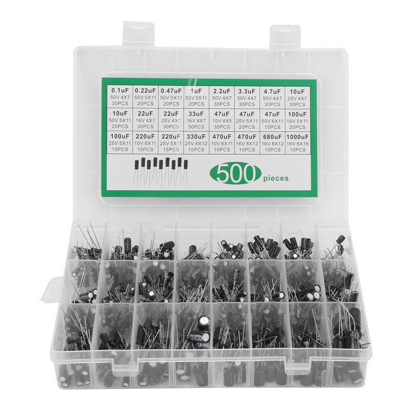 500pcs Capacitor Kit