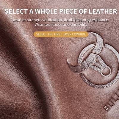 BULLCAPTAIN Men's Genuine Leather Messenger Bag Vintage, Multi-Functional, Large-Capacity Briefcase for Travel & Outdoor