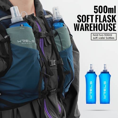 WRELS Professional Trail Running Backpack  Lightweight, Large Capacity, Multi-Compartment Organizer for Hiking, Cycling & Ultrarunning