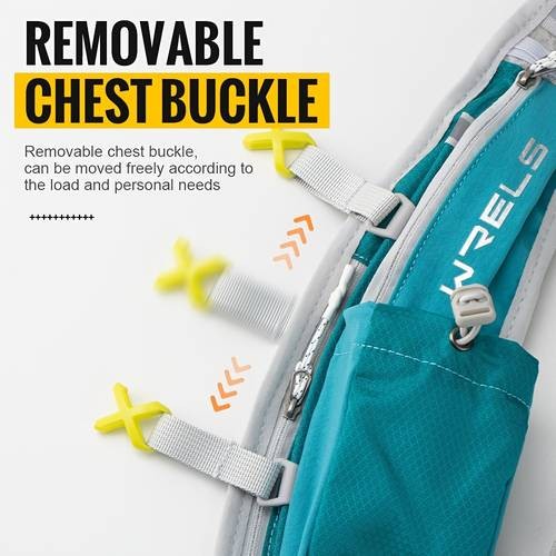 WRELS Lightweight 5L Running Vest Backpack Breathable, Adjustable, and Compact for Hiking, Cycling, & Wilderness Adventures