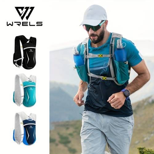WRELS Lightweight 5L Running Vest Backpack  Breathable, Adjustable, and Compact for Hiking, Cycling, & Wilderness Adventures