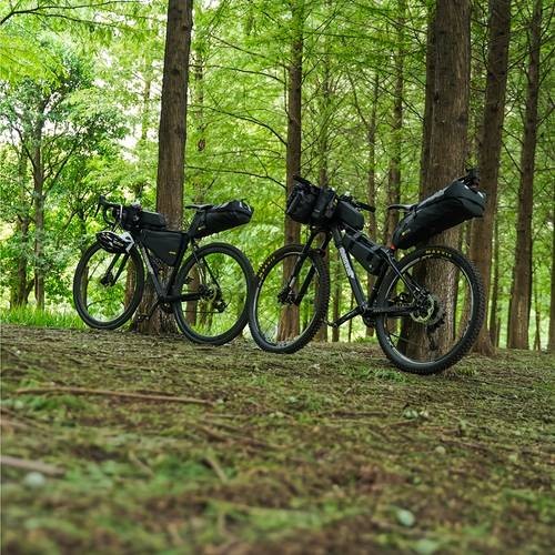 Rhinowalk Large Capacity 10L-13L Heavy-Duty Bicycle Saddle Bag  Durable Bike Pannier with Reflective Strap & Adjustable Straps