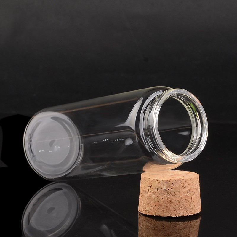 100ml Clear Cork Glass Bottles