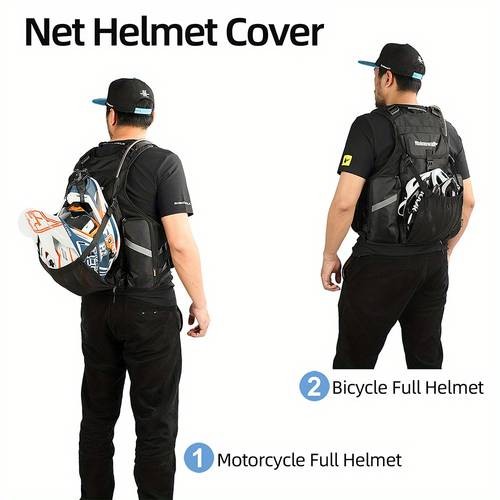 Rhinowalk Motorcycle Riding Vest  Adjustable Strap, Durable Polyester, Portable Outdoor Travel Backpack for Motorcycle Riders